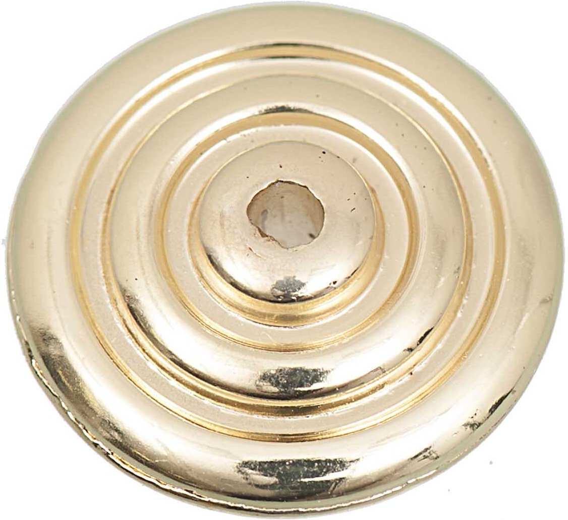 Rico Design Diskus mit Kreisen gold 21mm 6 Stück