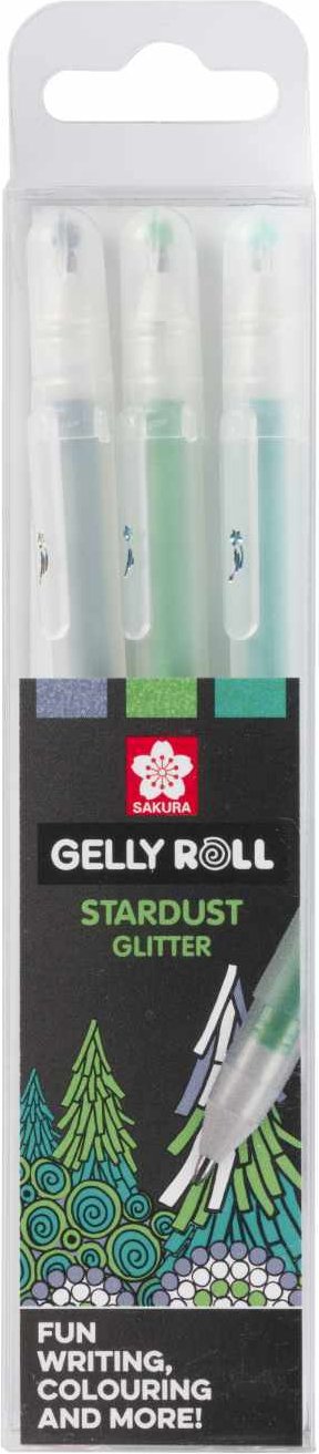 SAKURA Gelly Roll Stardust Gelstifte Forest 3 Stück Grün