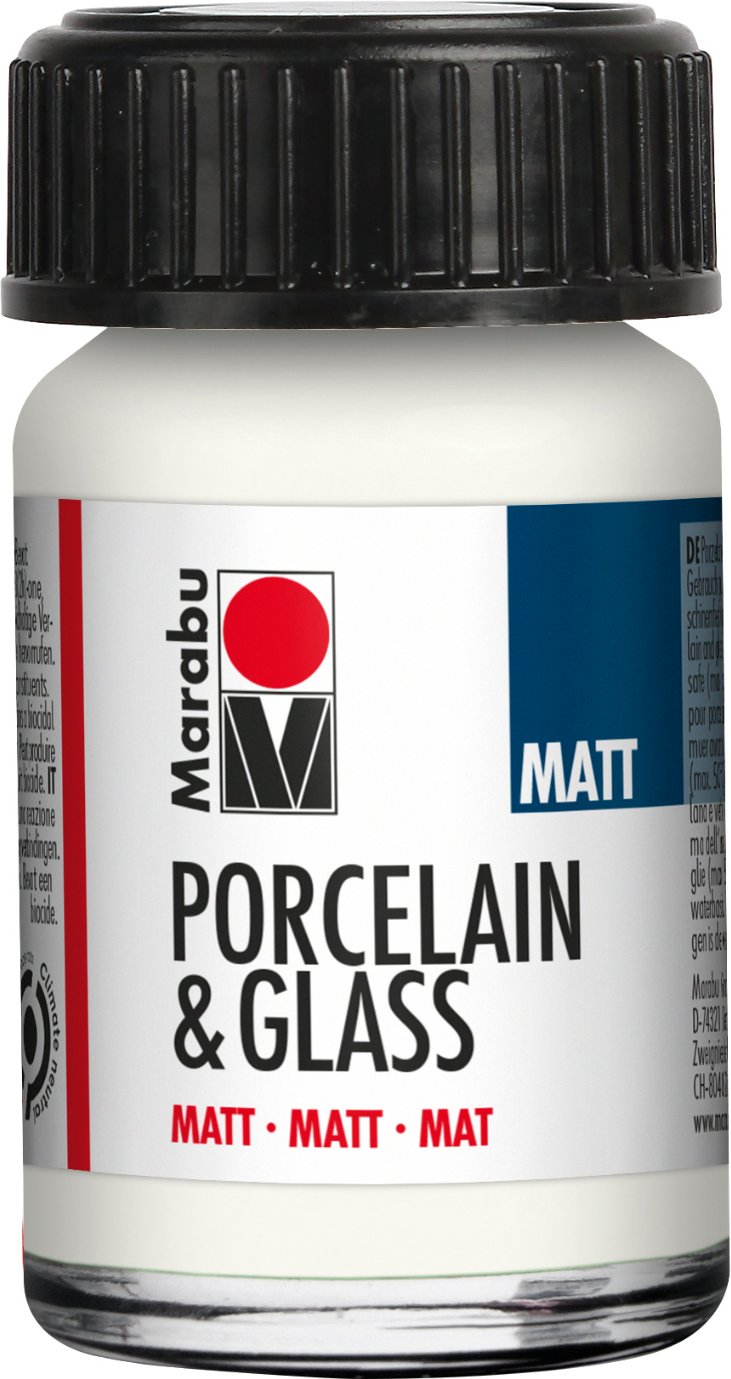 Marabu Porcelain & Glass matt Weiß