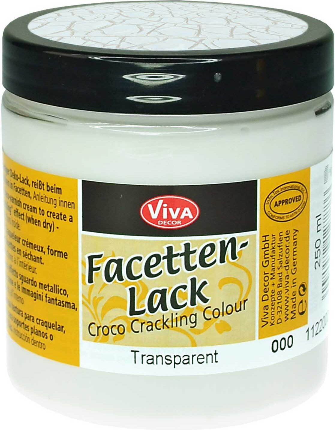Viva Decor Facettenlack 250ml Transparent