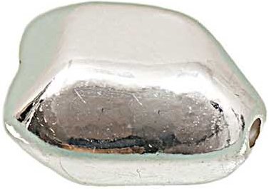 Rico Design Brocken silber 17x13mm 8 Stück