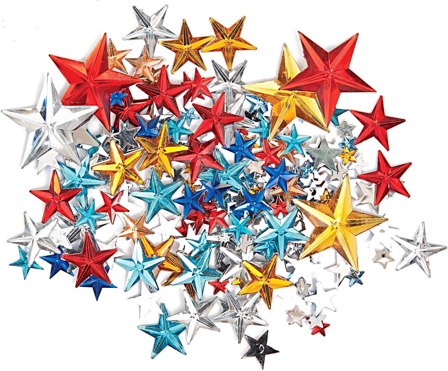 Rico Design Strass Sterne Mix mehrfarbig ca. 300 Stück