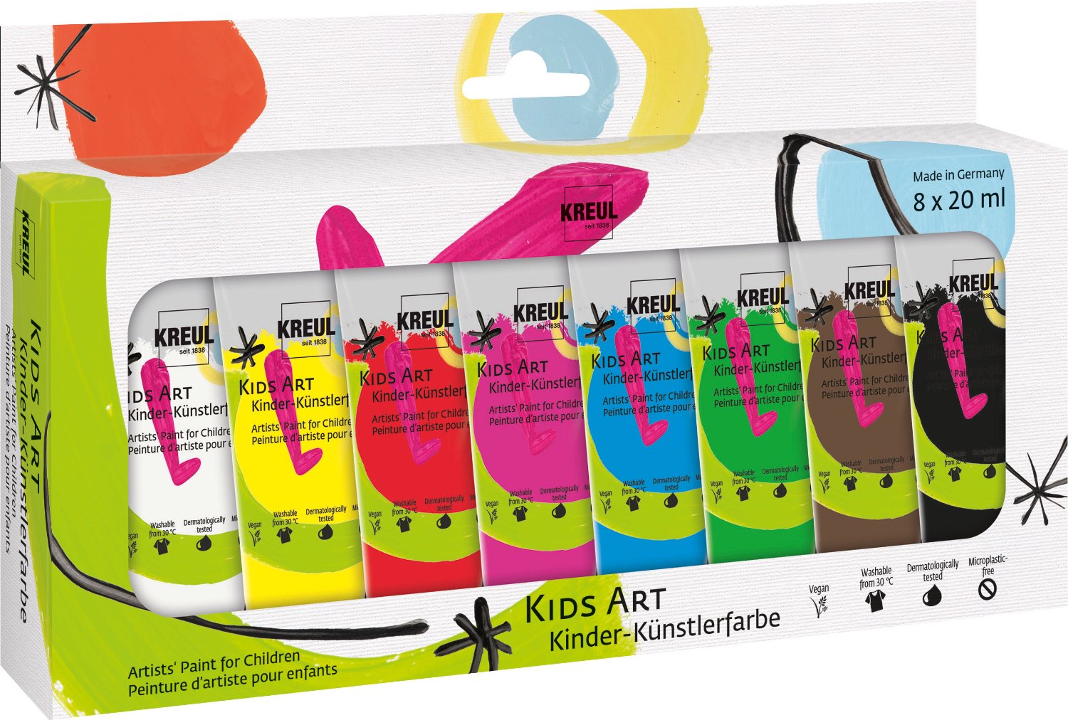 KREUL Kreul Kids Art Kinder-Künstlerfarben Set