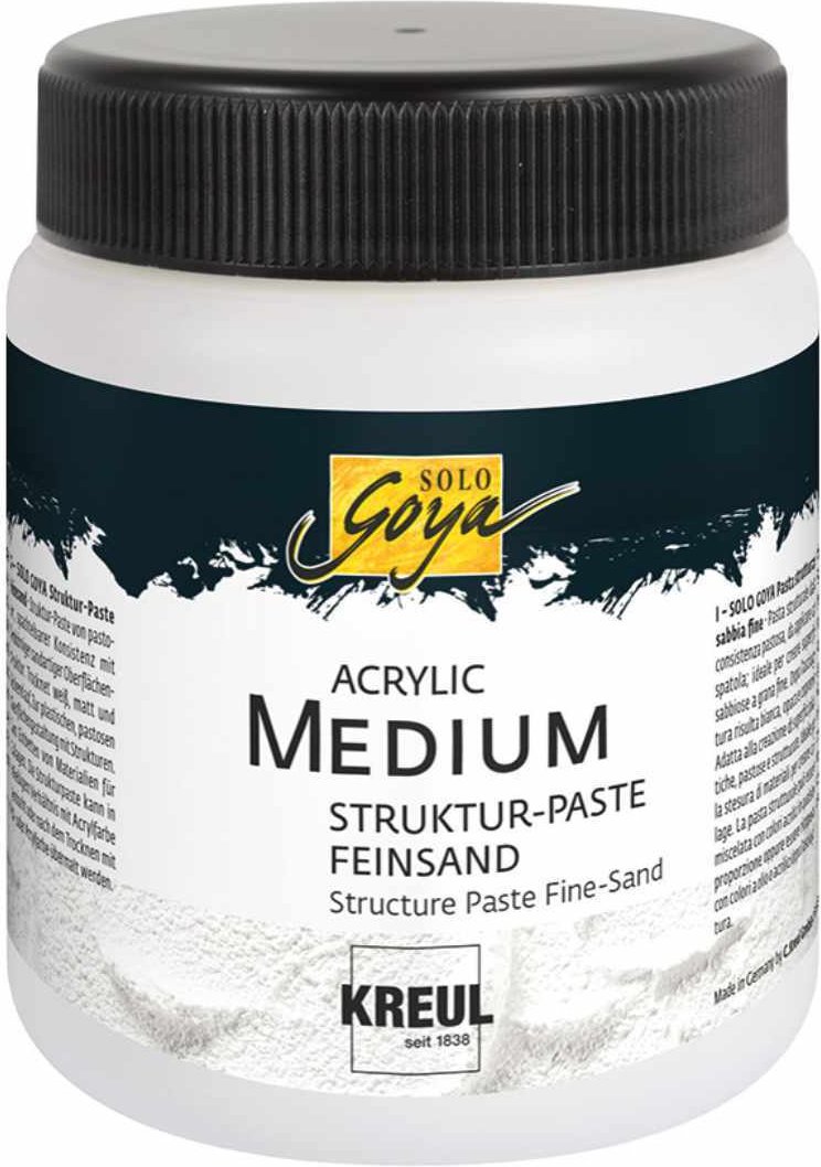 KREUL Solo Goya Acrylic Medium Struktur-Paste Feinsand 250ml