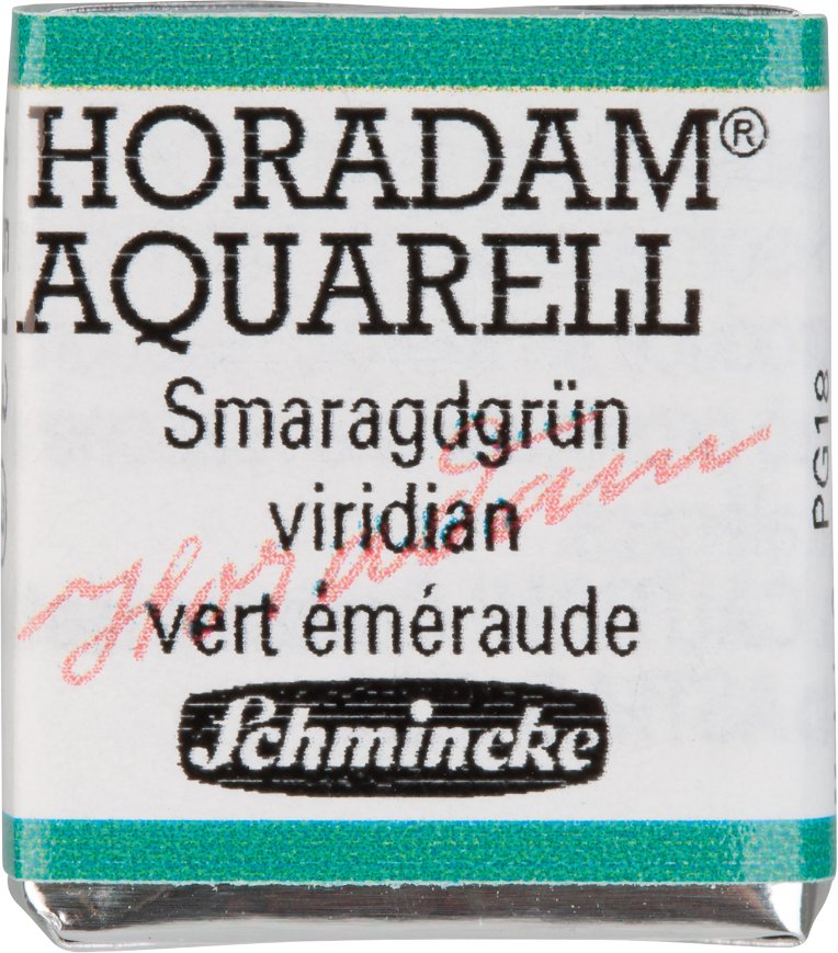 Schmincke HORADAM Aquarellfarbe 1/2 Näpfchen Smaragdgrün