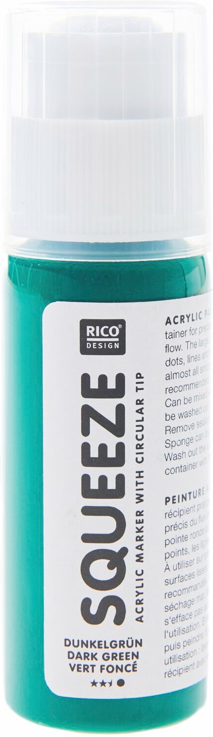 Rico Design Squeeze Acrylic Marker 60ml Dunkelgrün