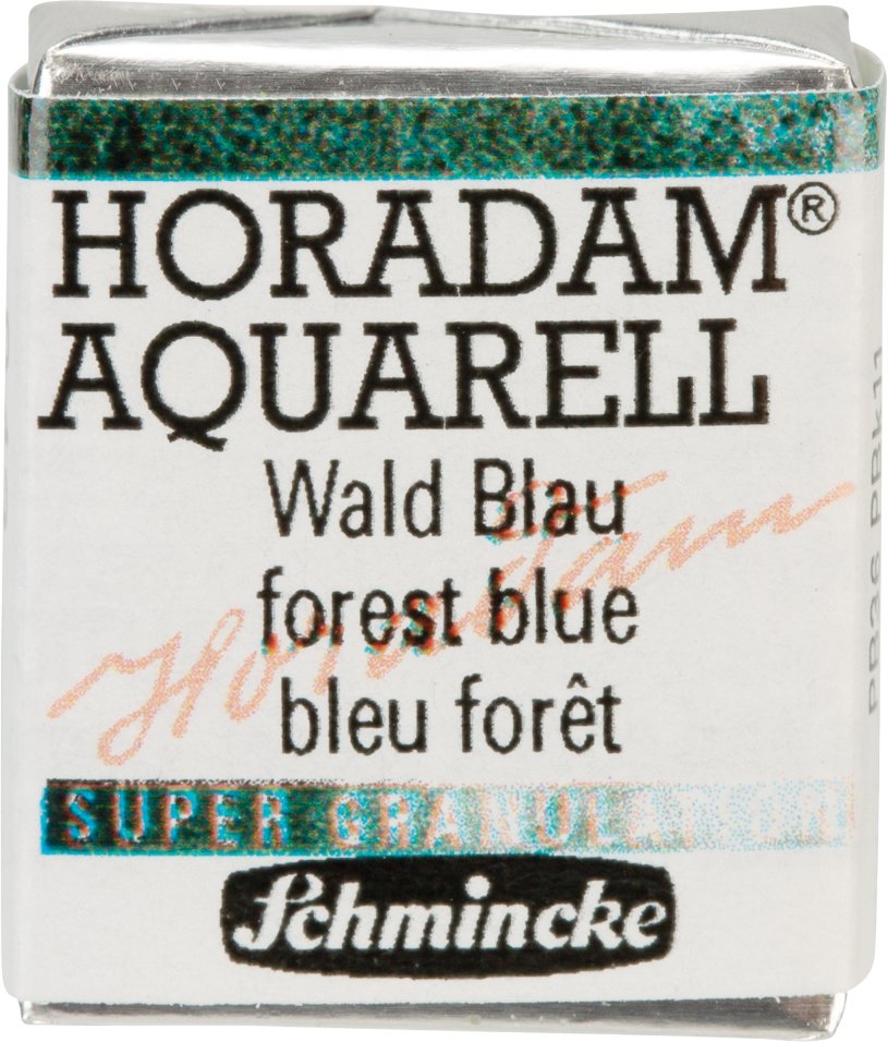 Schmincke HORADAM Aquarellfarbe 1/2 Näpfchen Wald Blau