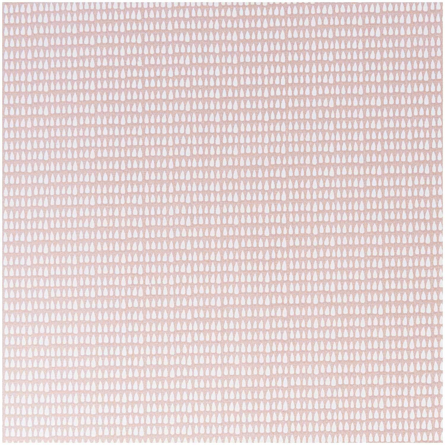 Rico Design Druckstoff Tropfenmuster blassrosa 50x140cm