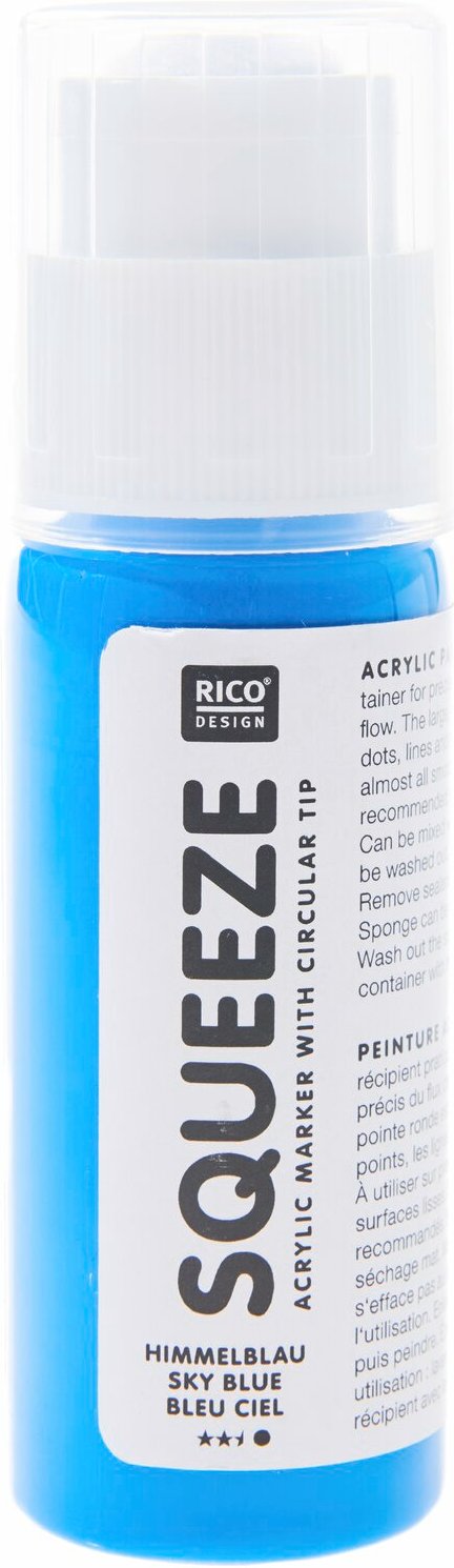Rico Design Squeeze Acrylic Marker 60ml Himmelblau