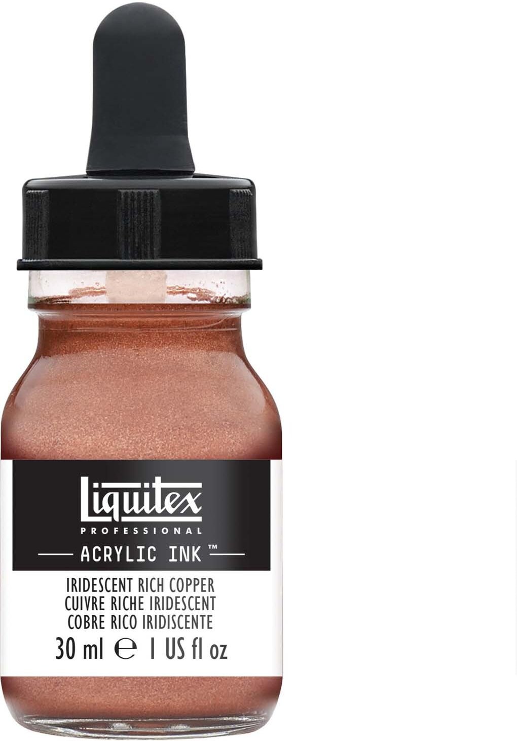 Liquitex Ink flüssige Acrylfarbe 30ml Kupfer Satt Irisierend