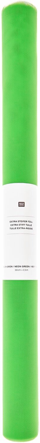 Rico Design Tüll extra steif Neon grün