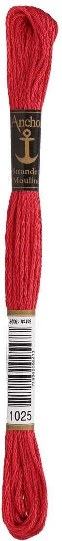 Anchor Coats Sticktwist 8m 01025 Orangerot Mittel