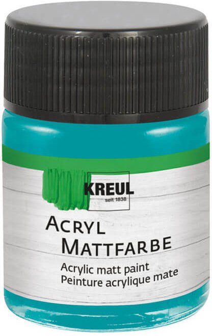 KREUL Acryl Mattfarbe 50ml Türkis