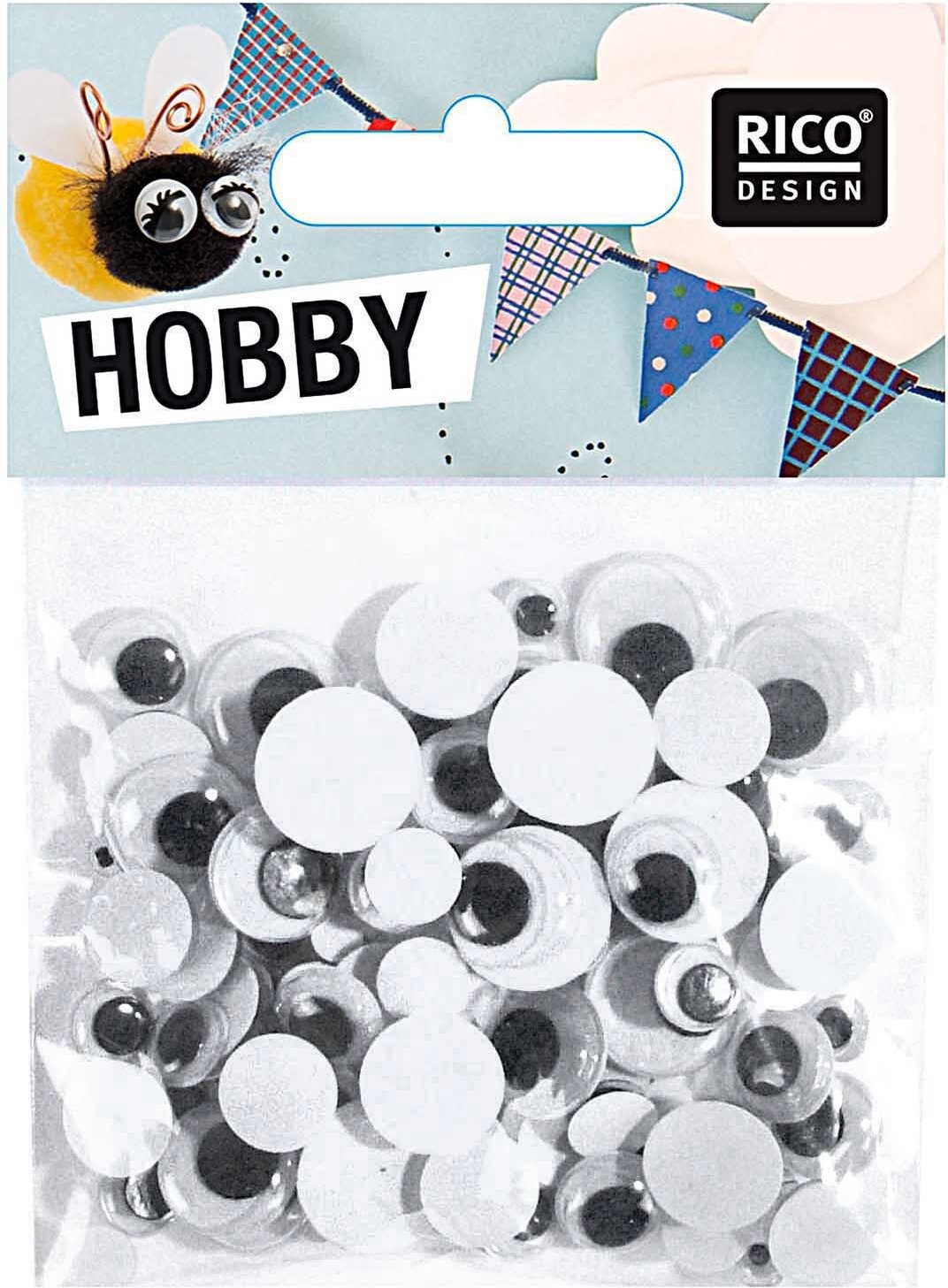 Wackelaugen Mix 100 Stück