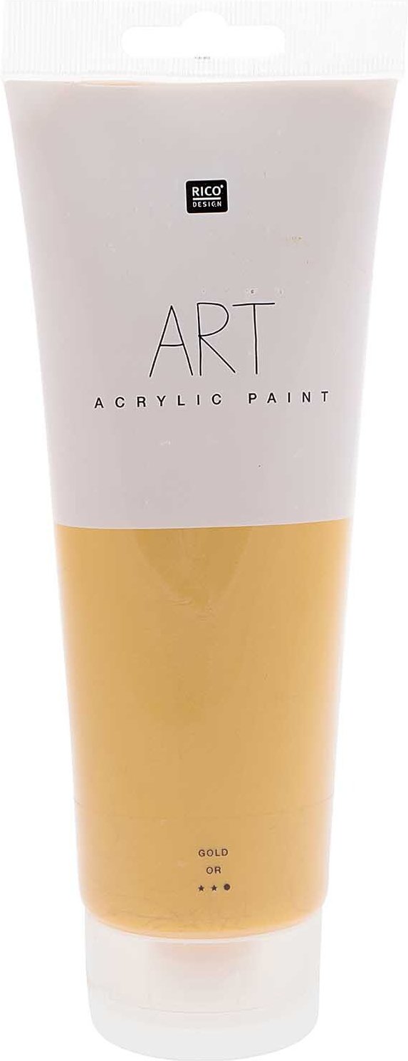 Rico Design ART Künstler Acrylfarbe 250ml Gold
