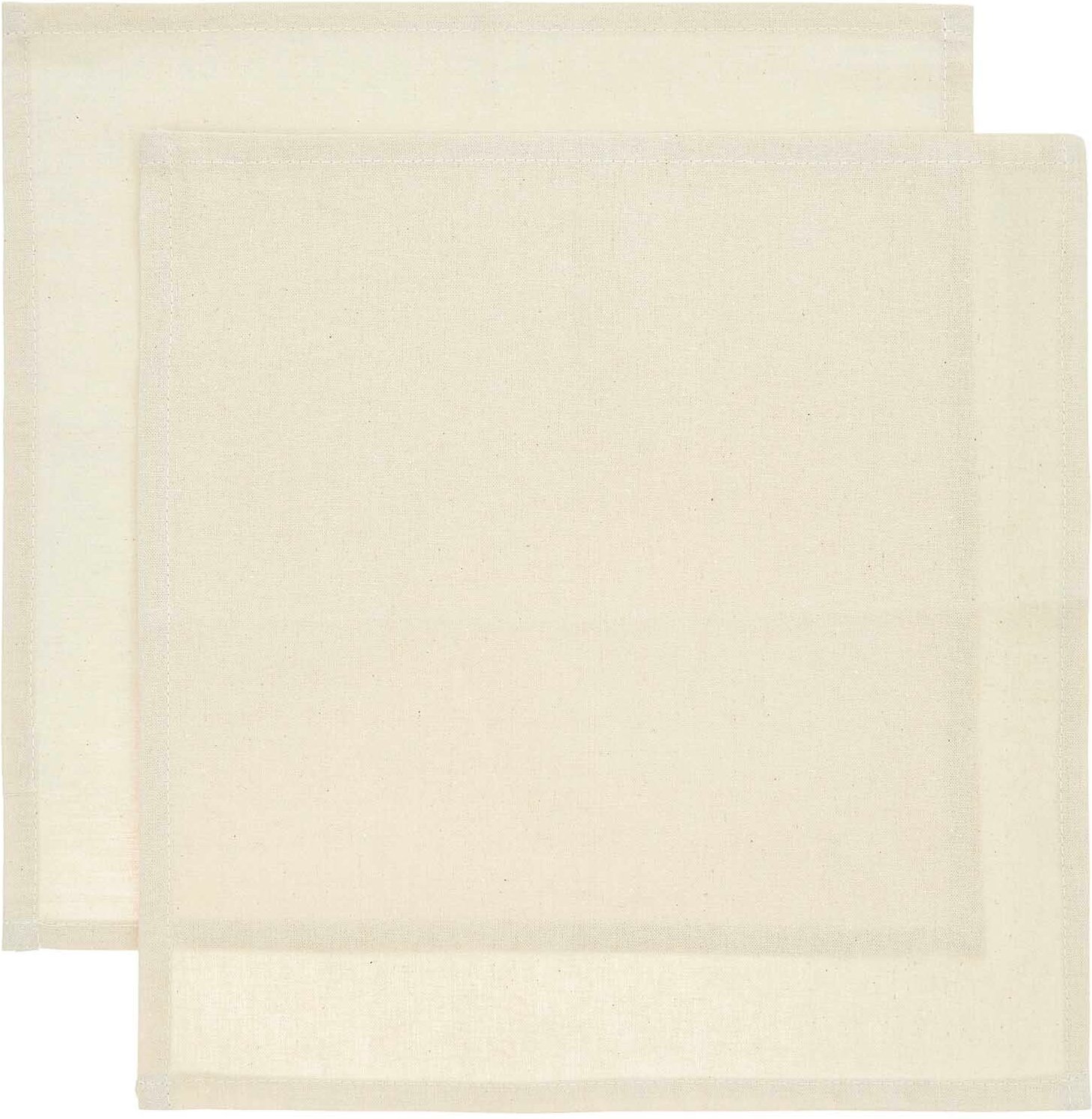 Rico Design Stoffserviette 2 Stück natur 45x45cm