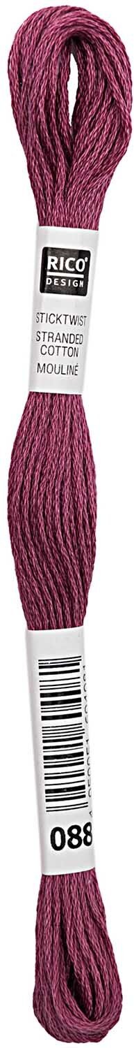 Rico Design Sticktwist 8m 088 Weinrot