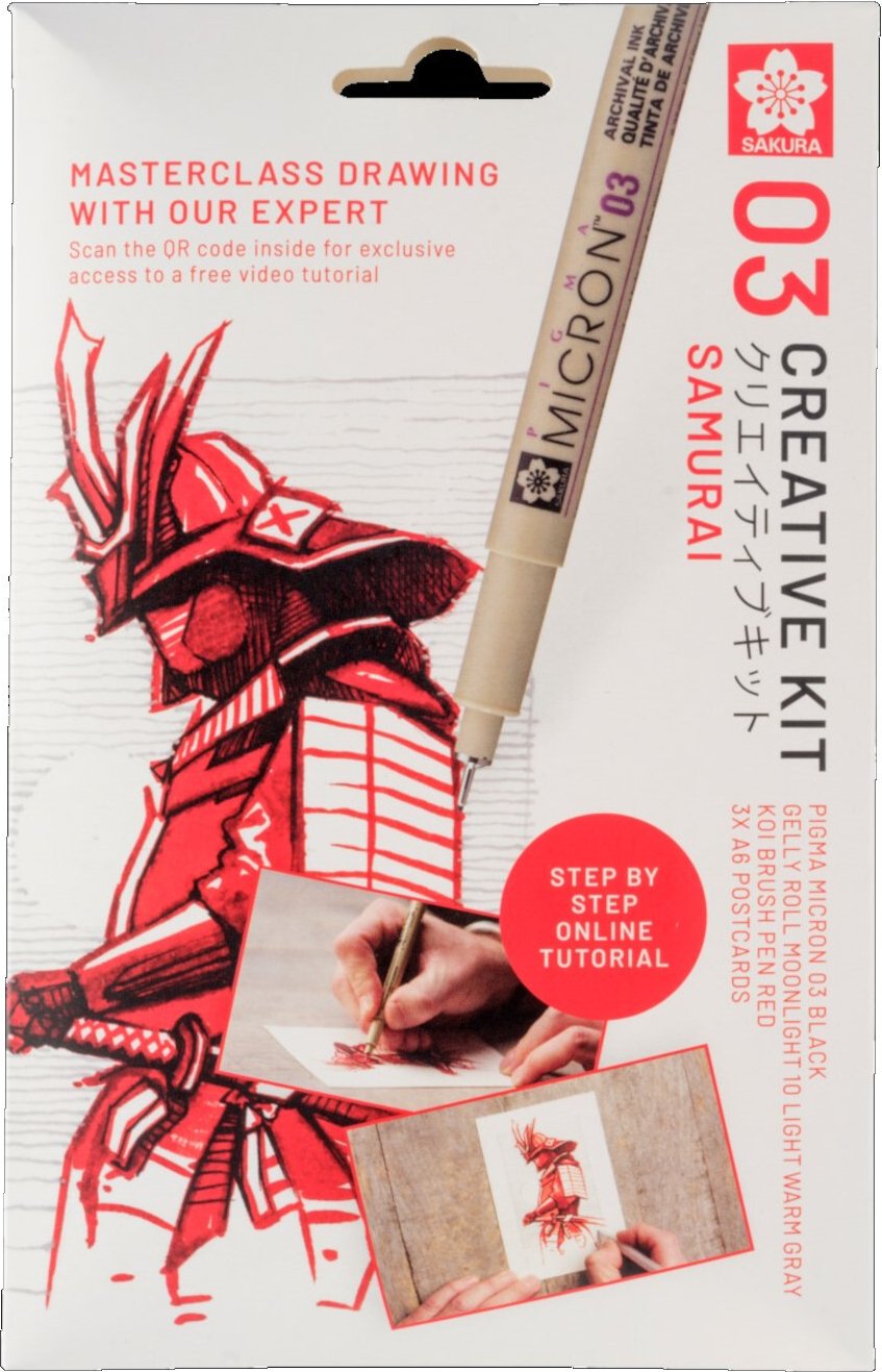 SAKURA Kreativ-Set Samurai