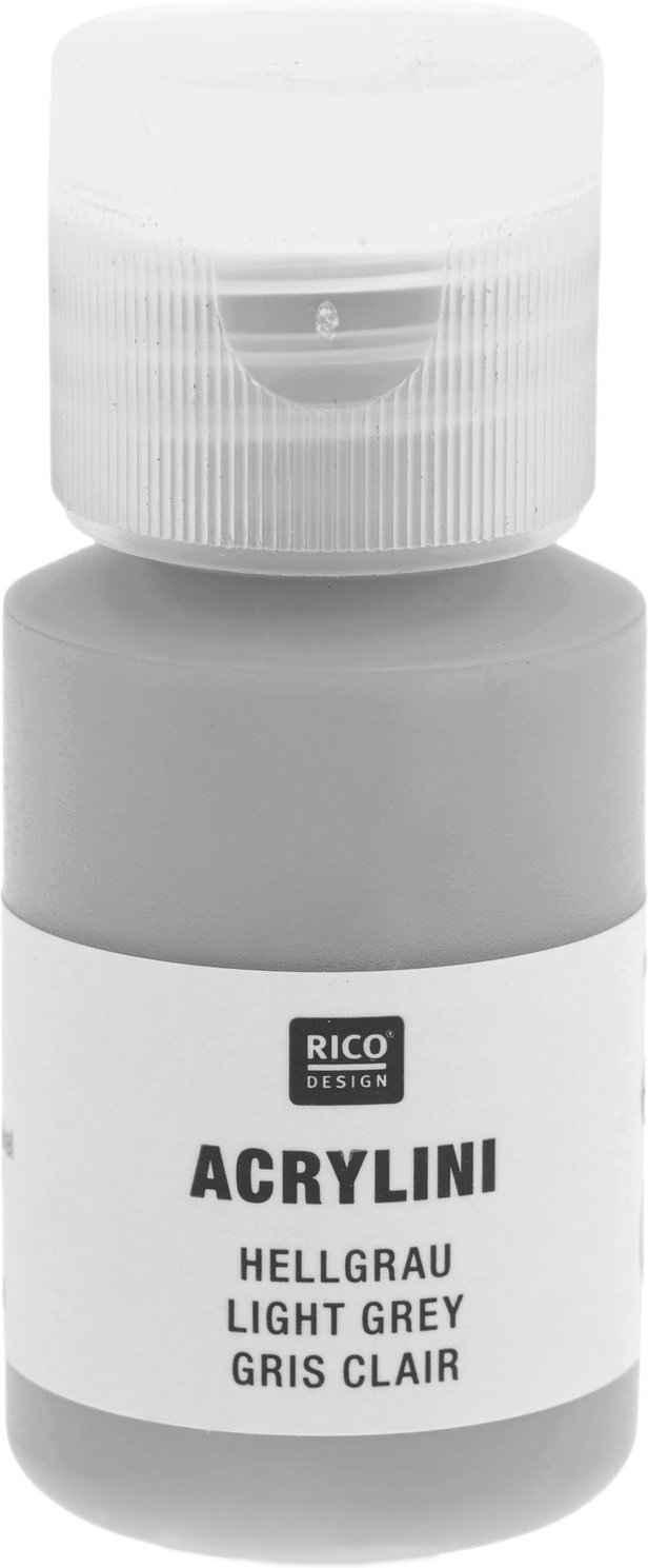 Rico Design Acrylini Acrylfarbe Hellgrau
