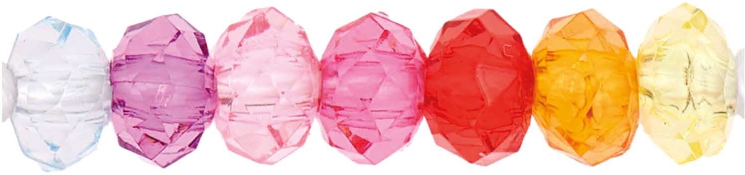 Rico Design itoshii Polygon Perlen Regenbogen