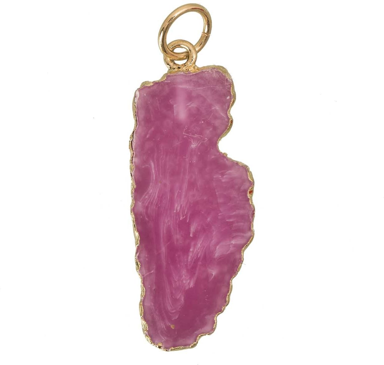 Rico Design Anhänger pink 42x18x5mm