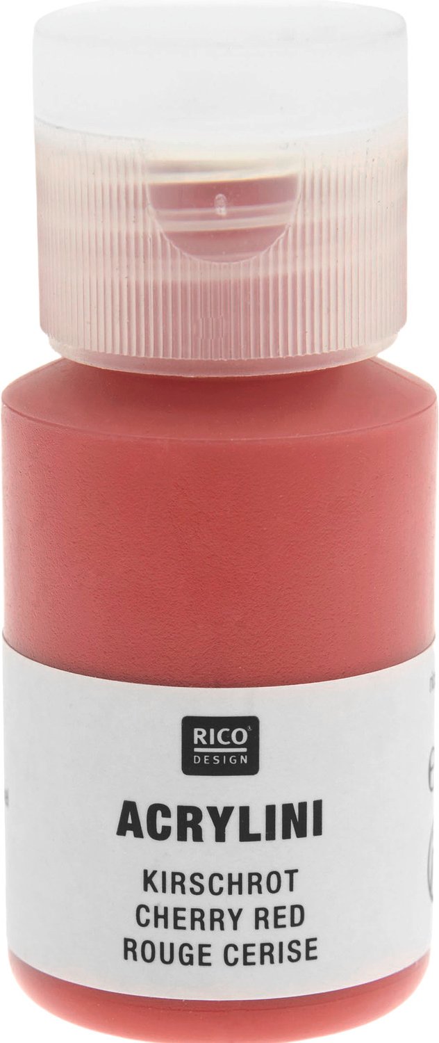 Rico Design Acrylini Acrylfarbe Kirschrot