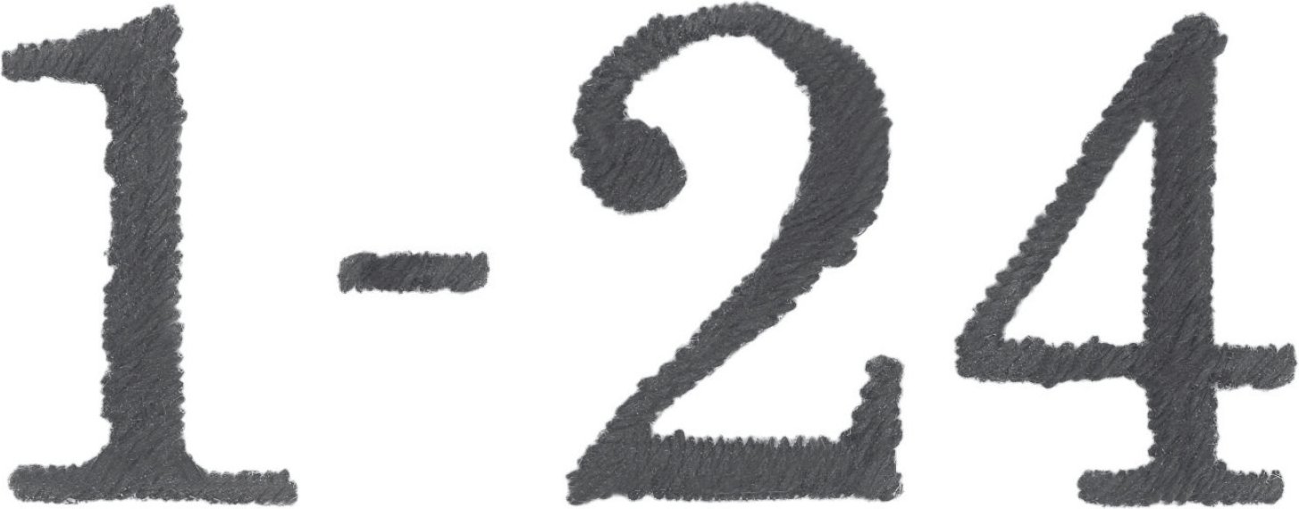 Rico Design Stick & Stitch Adventskalender Zahlen