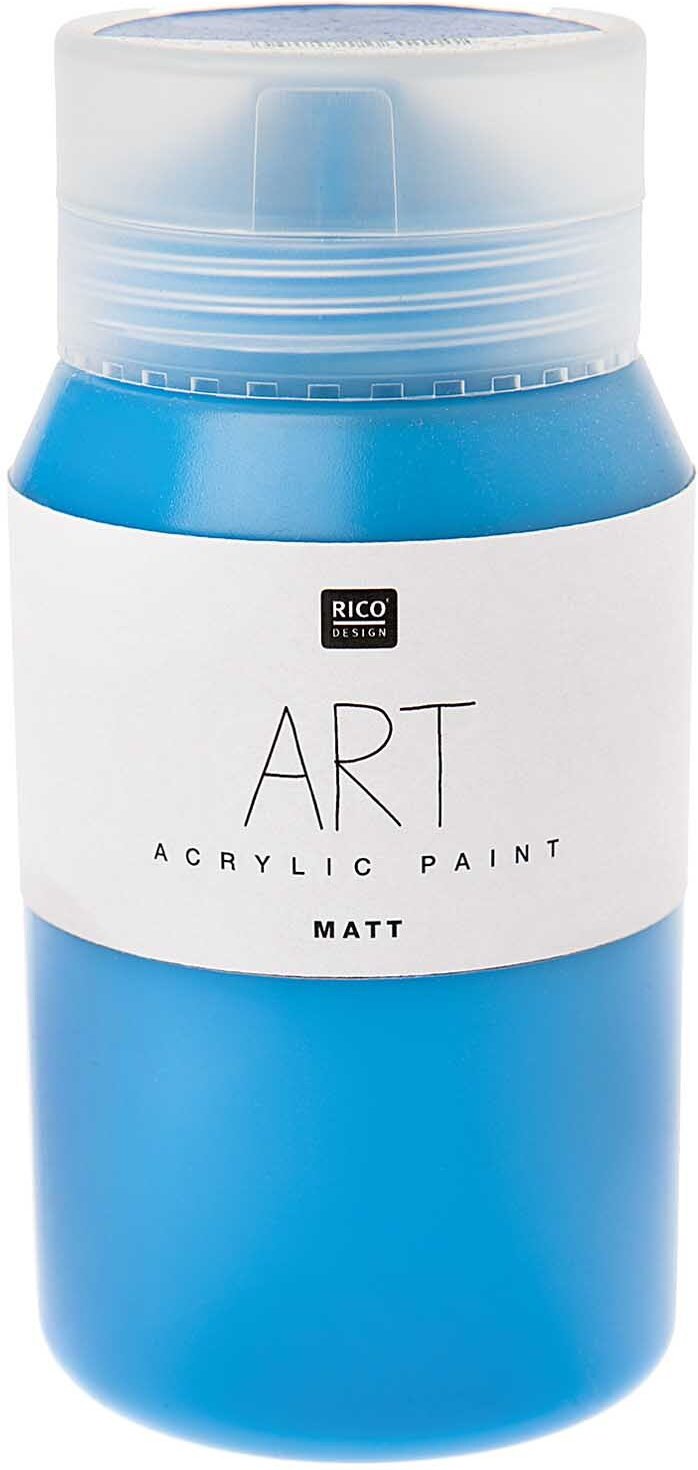 Rico Design ART Künstler Acrylfarbe matt 500ml Kobald Blau