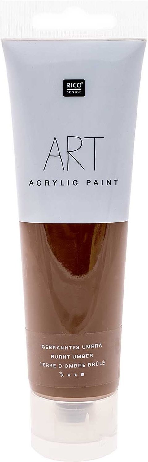 Rico Design ART Künstler Acrylfarbe 100ml Gebranntes Umbra