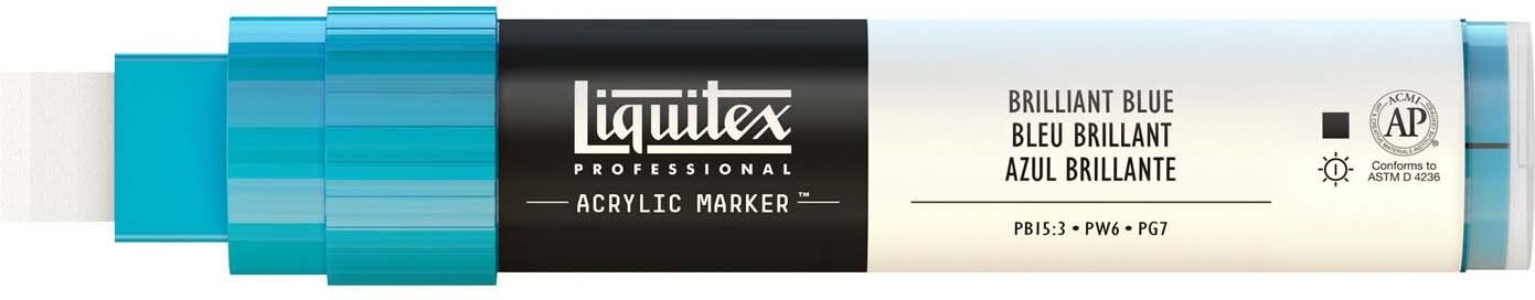 Liquitex Paint Acryl Marker 8-15mm Brillantblau