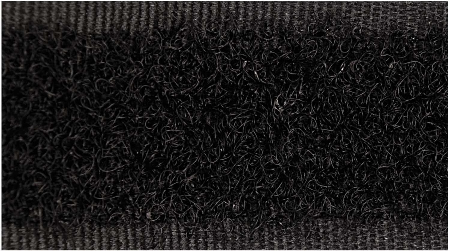 Rico Design Klettband selbstklebend schwarz 50cm