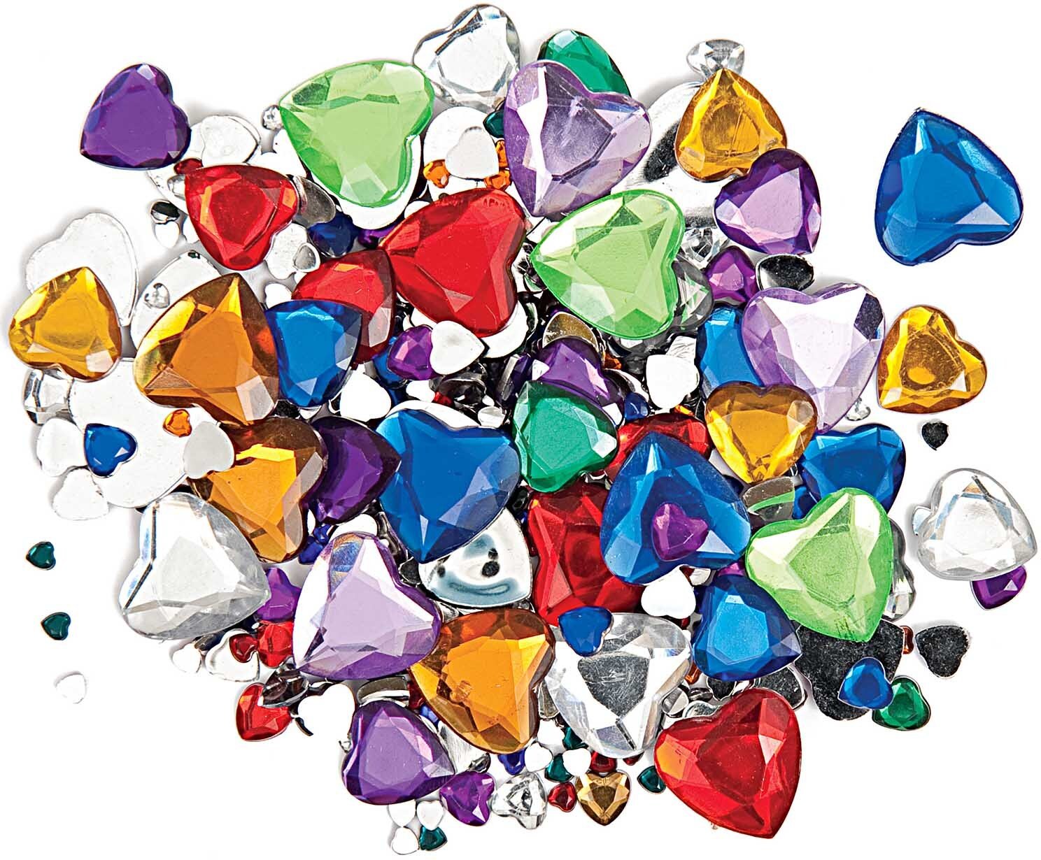 Rico Design Strass Mix Herz mehrfarbig ca. 450 Stück