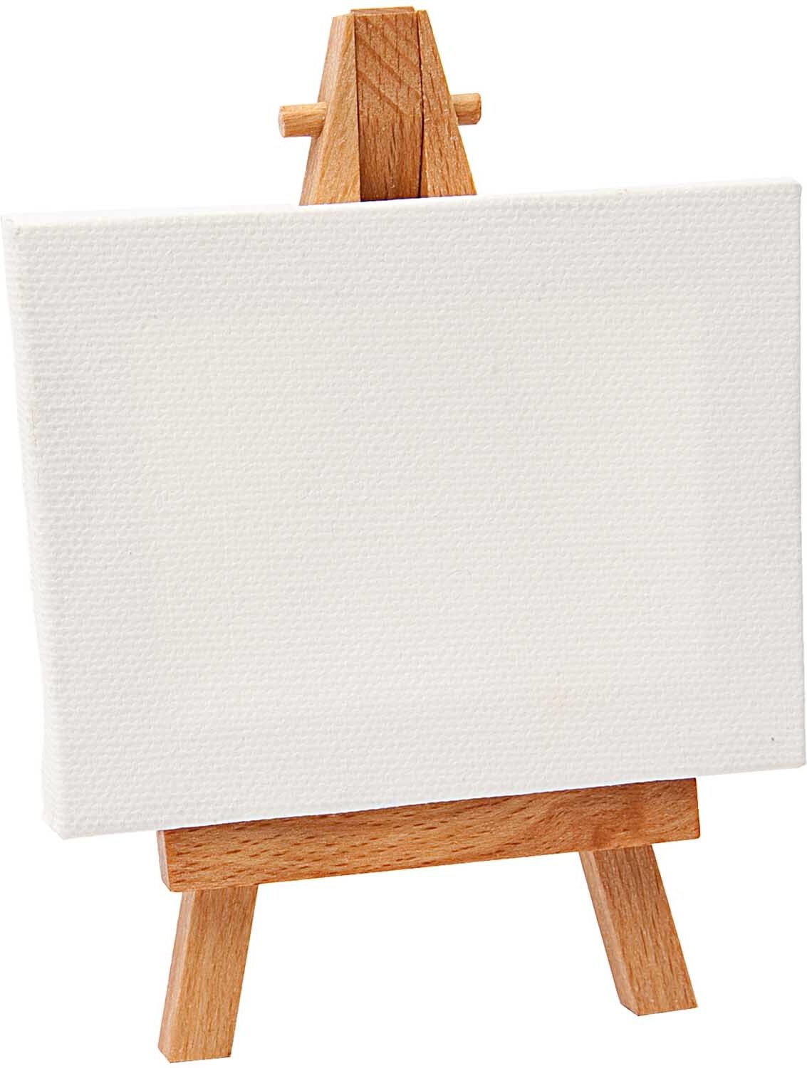 Rico Design Mini-Staffelei mit Keilrahmen