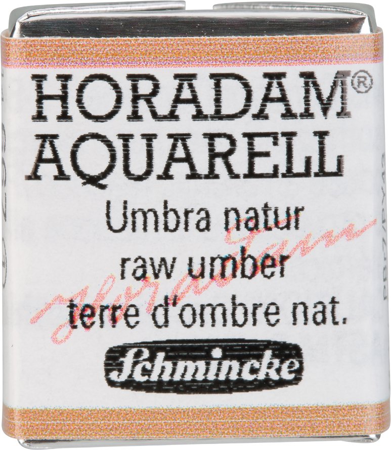 Thumbnail - Schmincke HORADAM Aquarellfarbe 1/2 Näpfchen Umbra natur