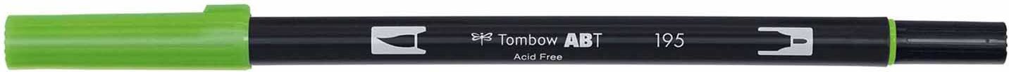 Tombow ABT Dual Brush Pen Light Green 195