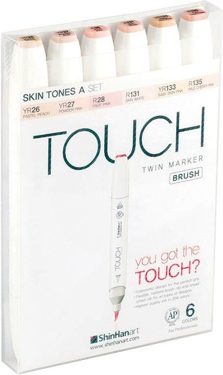 TOUCH Twin Brush Marker Skin Tones Hauttöne