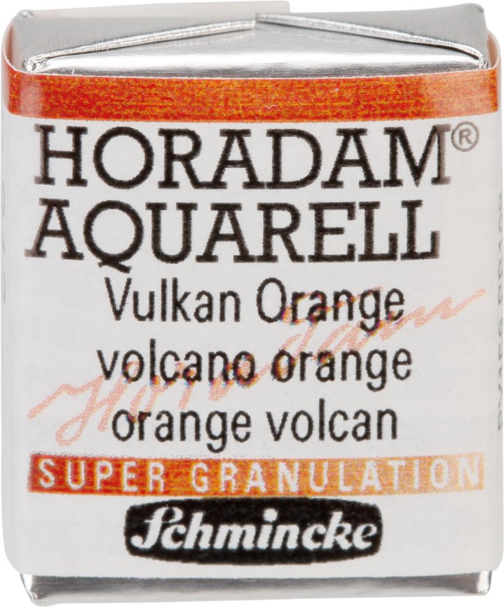 Schmincke HORADAM Aquarellfarbe 1/2 Näpfchen Vulkan Orange