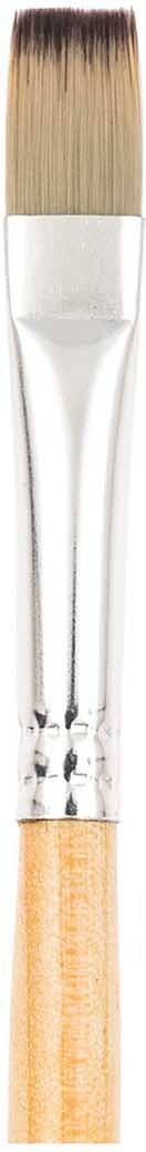 Rico Design Pinsel Art School Schule & Hobby Synthetic flach 8