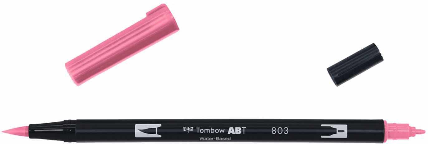 Tombow ABT Dual Brush Pen Pink Punch 803
