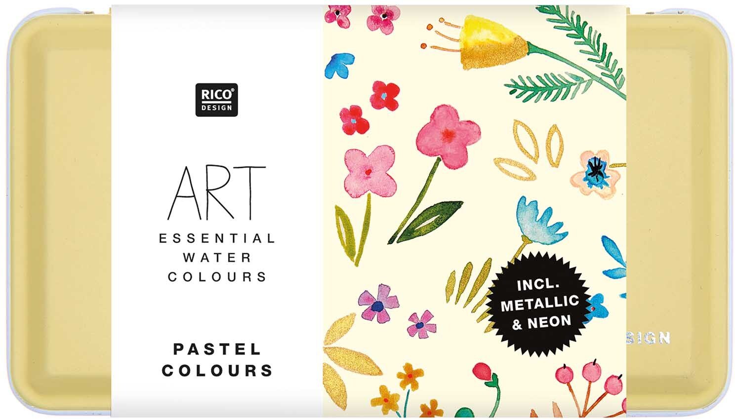ART Essential Aquarellfarben Pastel Colours 12 Farben