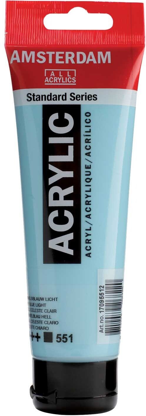 AMSTERDAM Acrylfarbe 120ml Himmelblau Hell