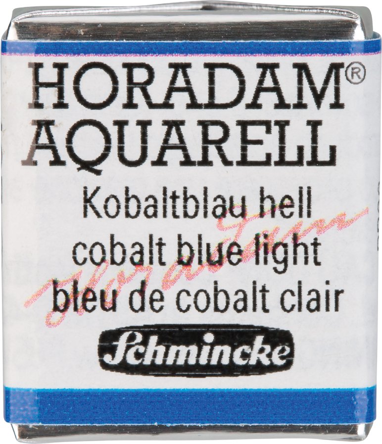 Thumbnail - Schmincke HORADAM Aquarellfarbe 1/2 Näpfchen Kobaltblau hell