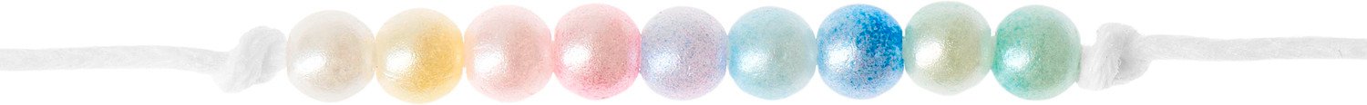 Rico Design itoshii Kunststoffperlen Rainbow Pearl Mix