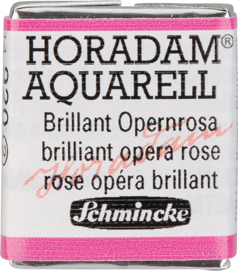 Schmincke HORADAM Aquarellfarbe 1/2 Näpfchen Brillant Opernrosa