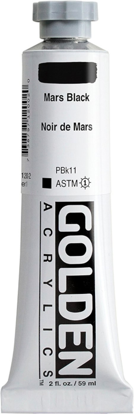 Golden Heavy Body Acrylfarbe Marsschwarz