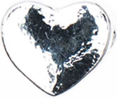 Rico Design Perle Herz silber 5x5mm 9 Stück