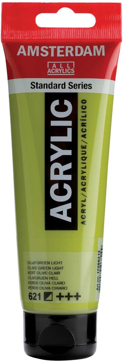 AMSTERDAM Acrylfarbe 120ml Olivgrün Hell