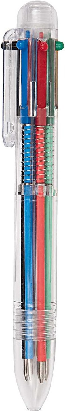 Rico Design Paper Poetry Kugelschreiber mehrfarbig 6 Farben Multicolored