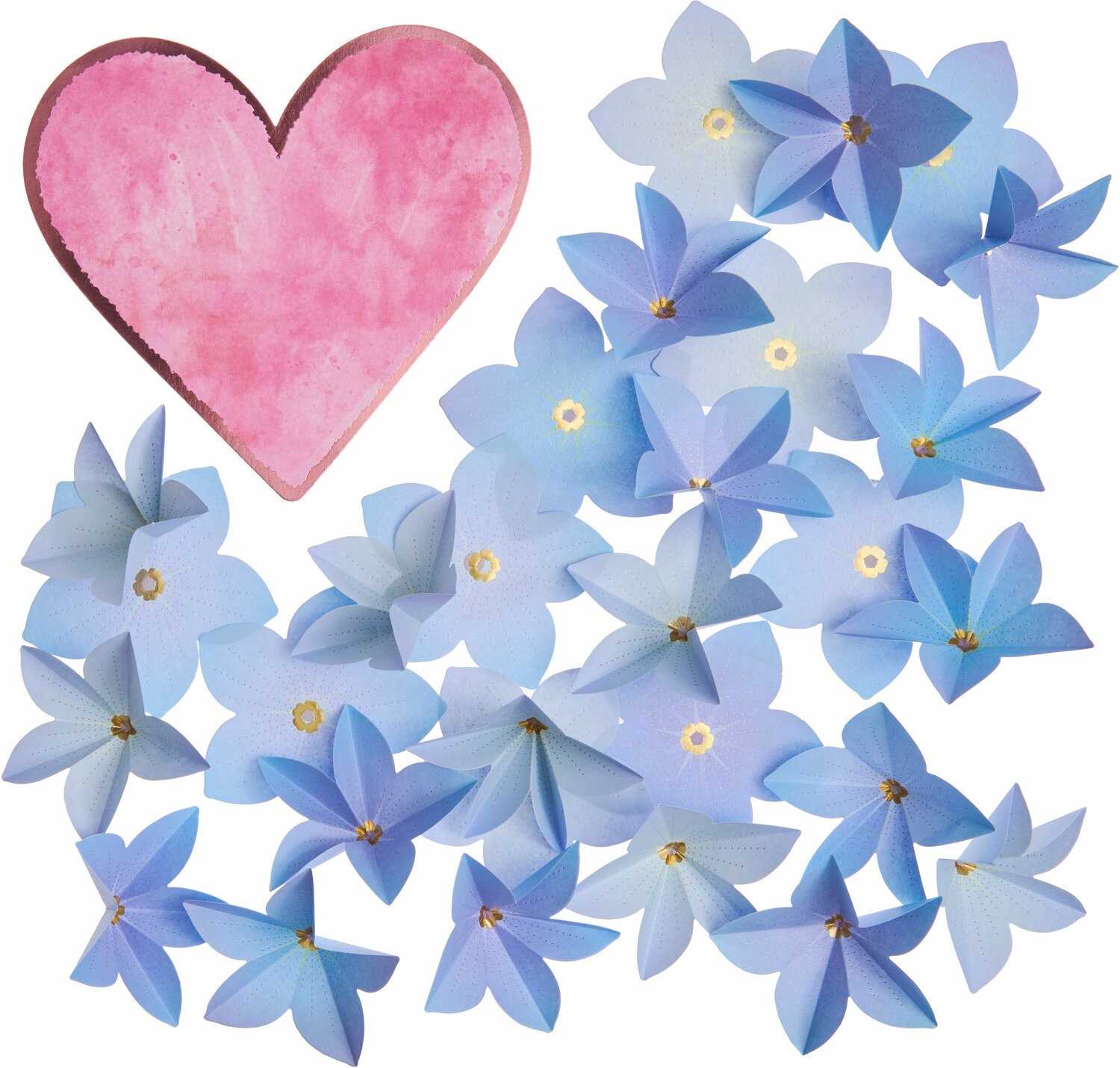 Rico Design Papierblüten Bastelset La Vie en Rose