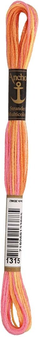 Anchor Coats Sticktwist multicolor 8m 01315 Rot Flame
